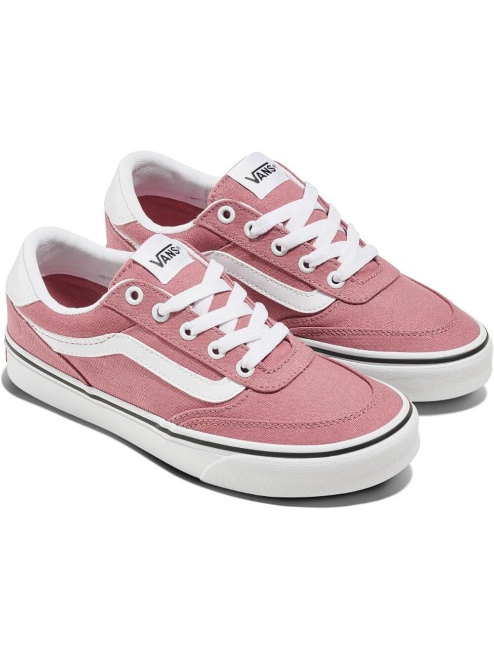 Vans Women's Dusky Rose Brooklyn Ls Shoe | Low-top Sneakers Everyday Wear - Picture 6 of 6
